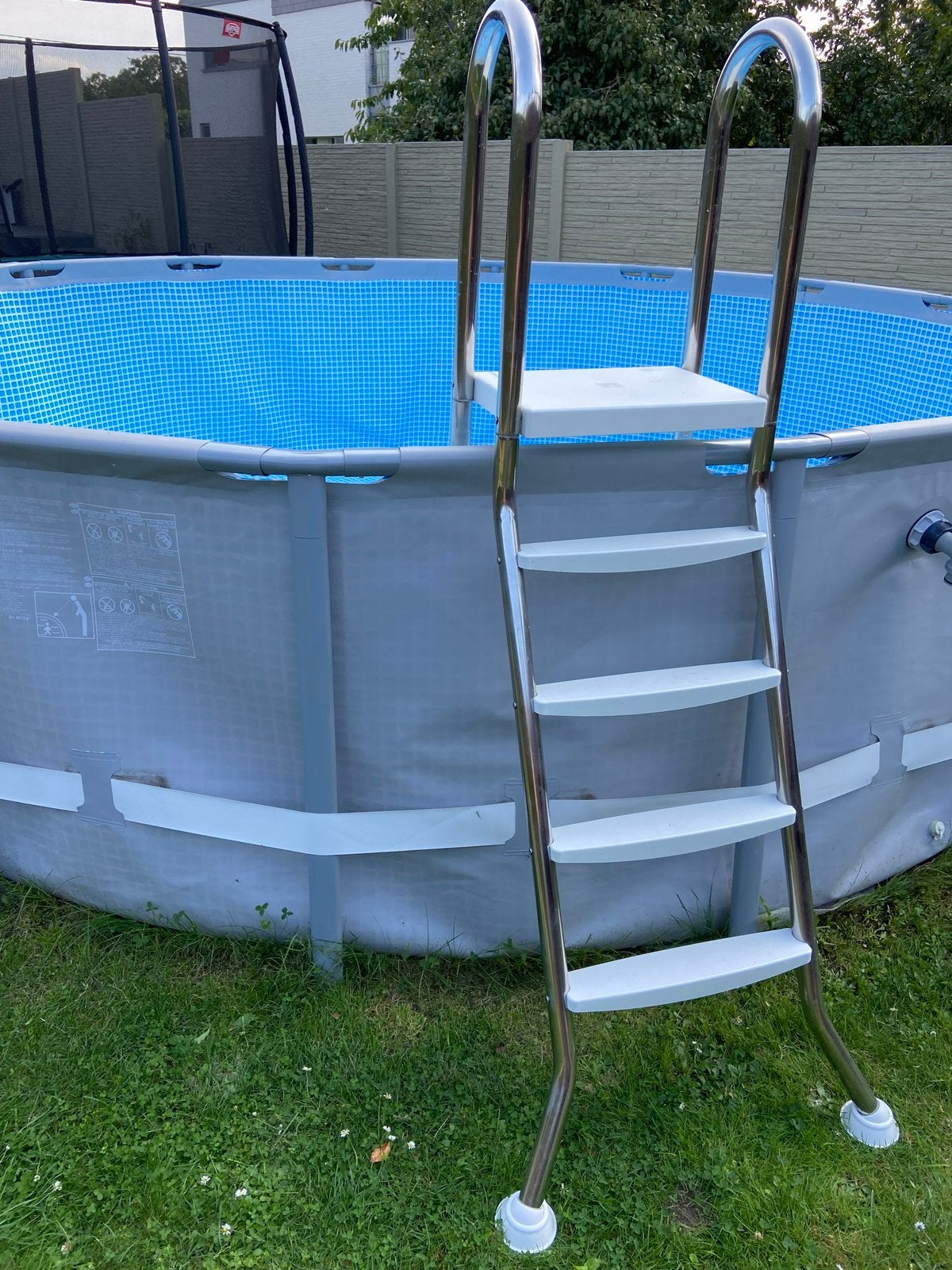 RVS zwembad trap voor opzet zwembaden (inox), Tuin en Terras, Zwembad-toebehoren, Ophalen, Zo goed als nieuw