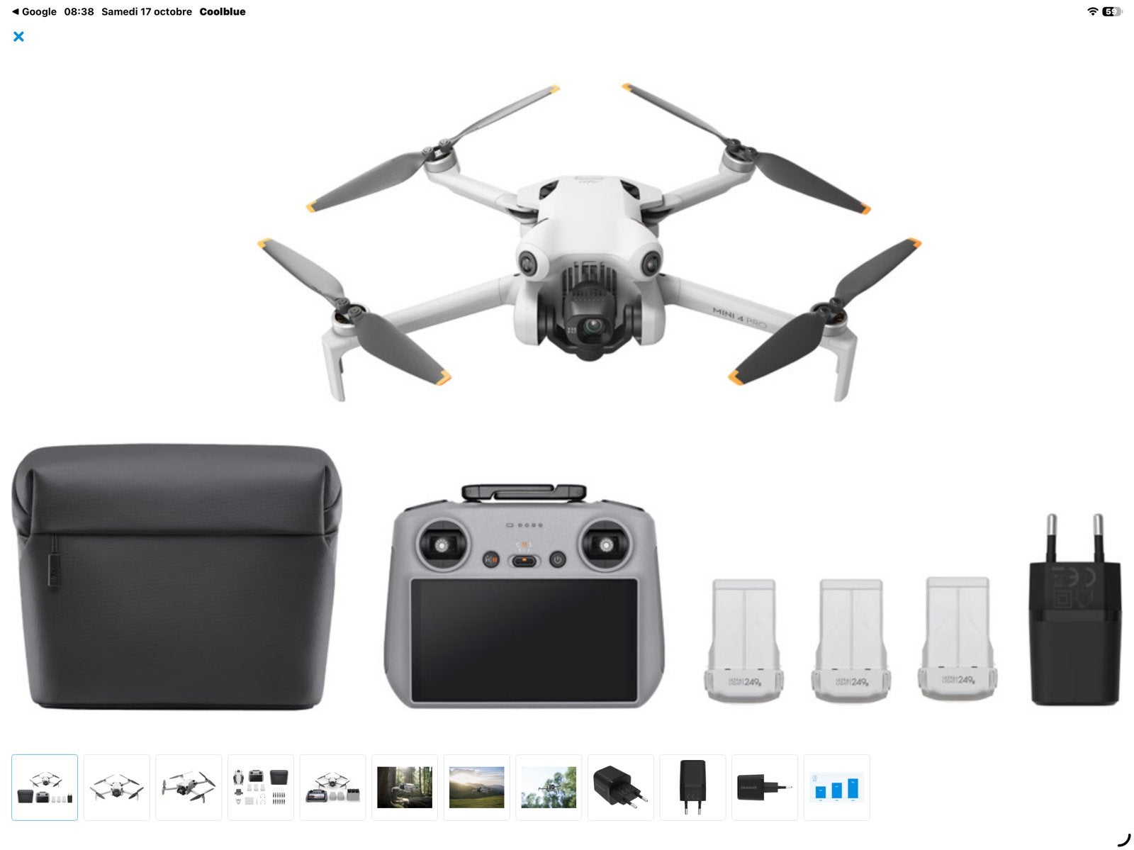 Drone DJI mini 4 pro neuf, Ophalen of Verzenden, Nieuw, DJI