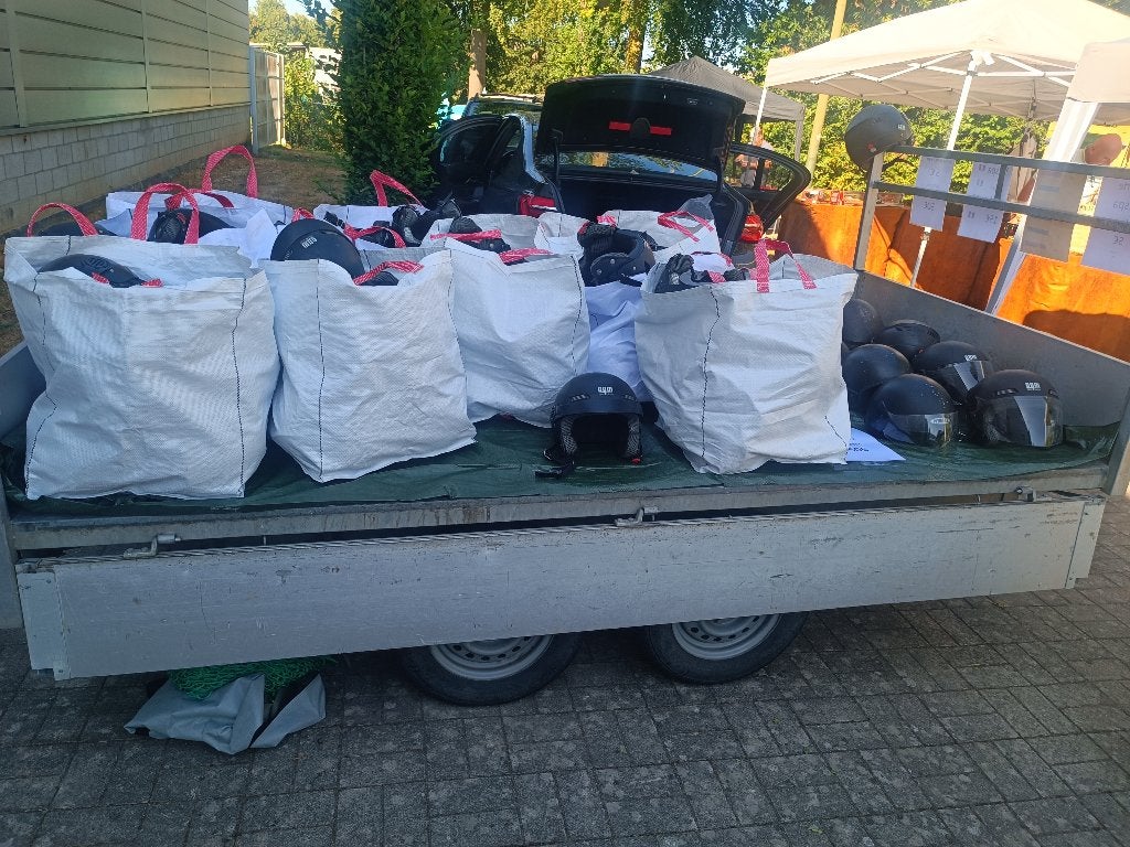 Vespa helmen, Ophalen, Gebruikt, Large, Verschillende merken