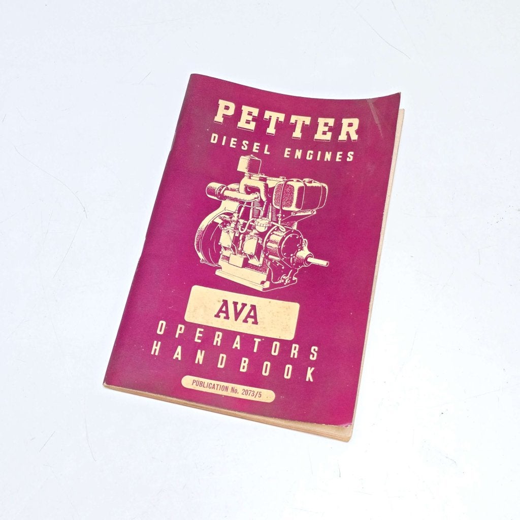 Petter (Lister) handboek 103 pagina's origineel 1958, Niet ingevuld, Enlèvement ou Envoi, Niet ingevuld, Utilisé