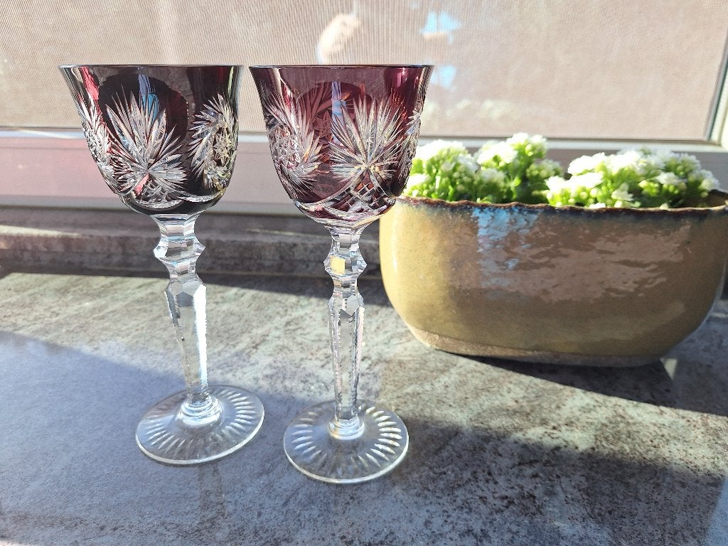 Kristallen glazen Val Saint Lambert, Verzenden