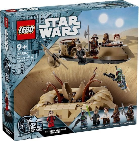LEGO Star Wars 75396 Desert Skiff en Sarlacc-kuil, Neuf, Lego, Ensemble complet, Complet