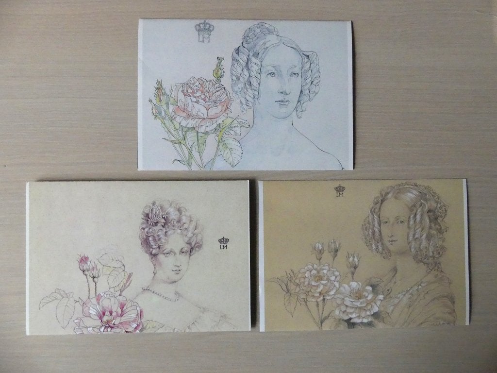3 Pochettes thématiques Roses -  Pierre-Joseph Redouté, Enlèvement ou Envoi