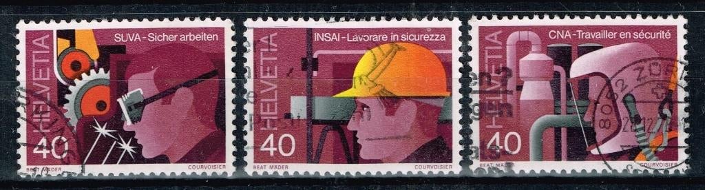 Timbres suisses - K 1660 - sécurité, Envoi, Affranchi