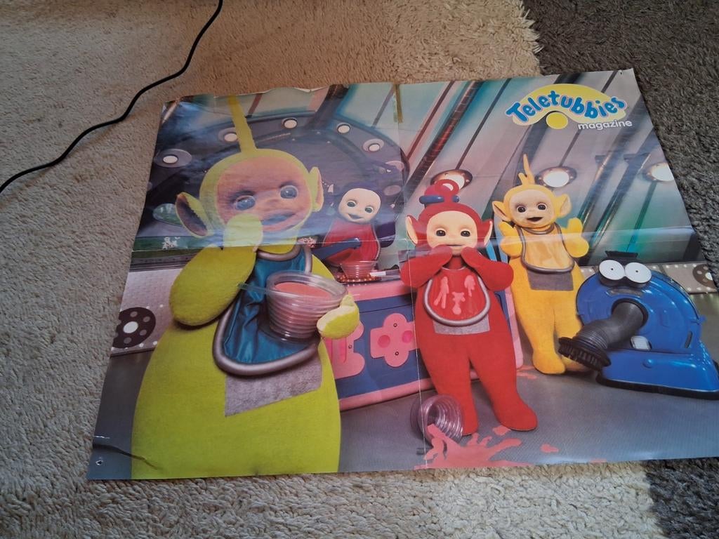 Poster Teletubbies, Verzamelen, Poppetjes en Figuurtjes, Ophalen of Verzenden