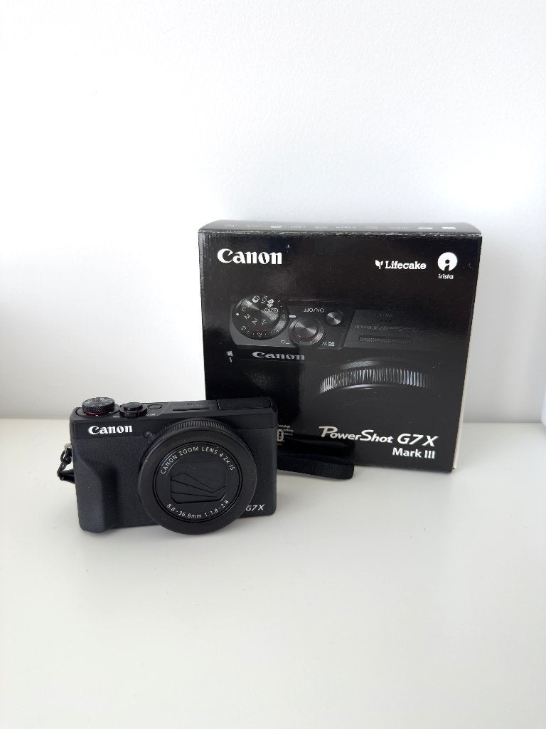 Canon G7X Mark III, 20 mégapixels, Canon, Wi-Fi, Manuel