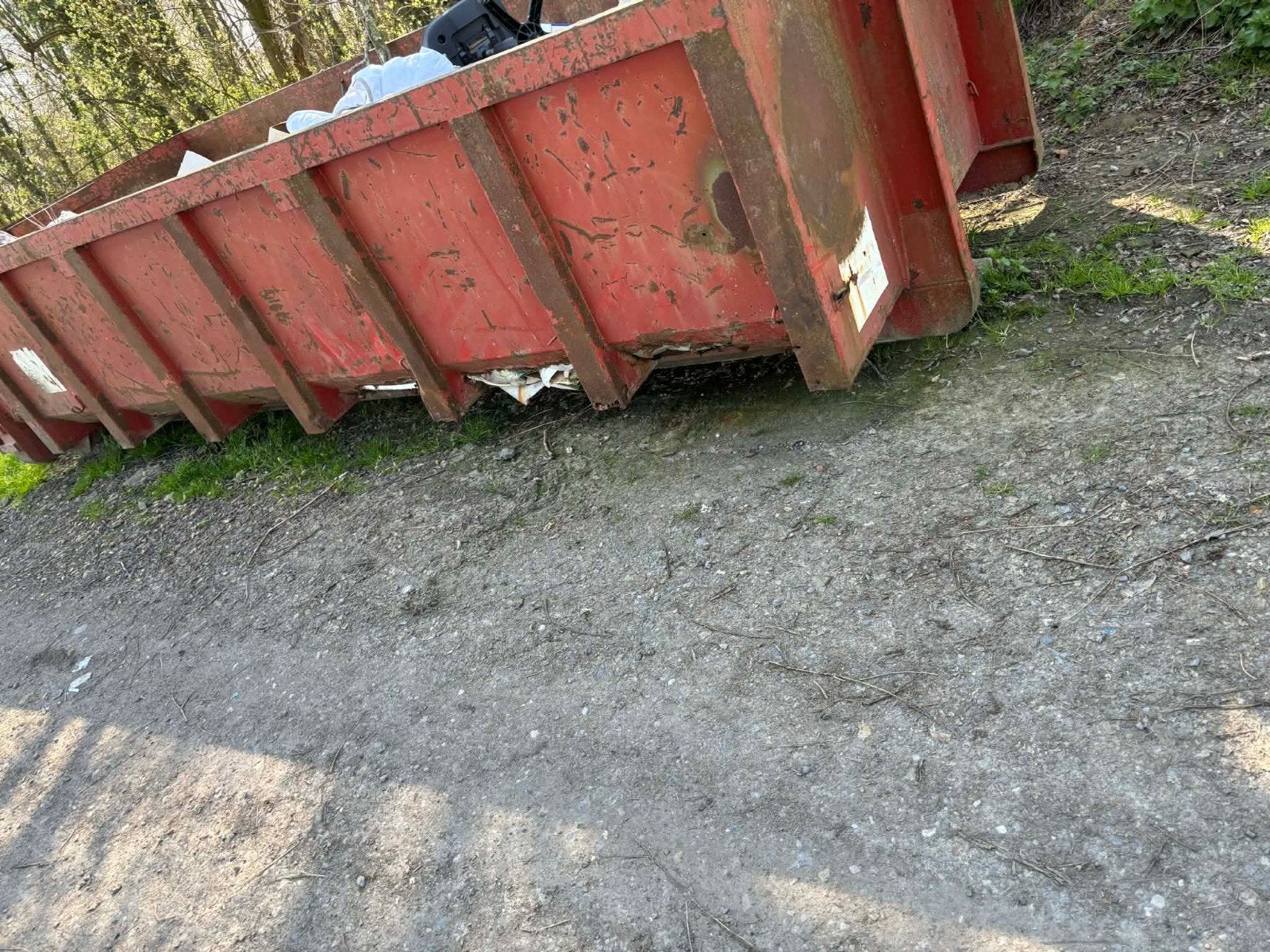 Container 10m3, Enlèvement