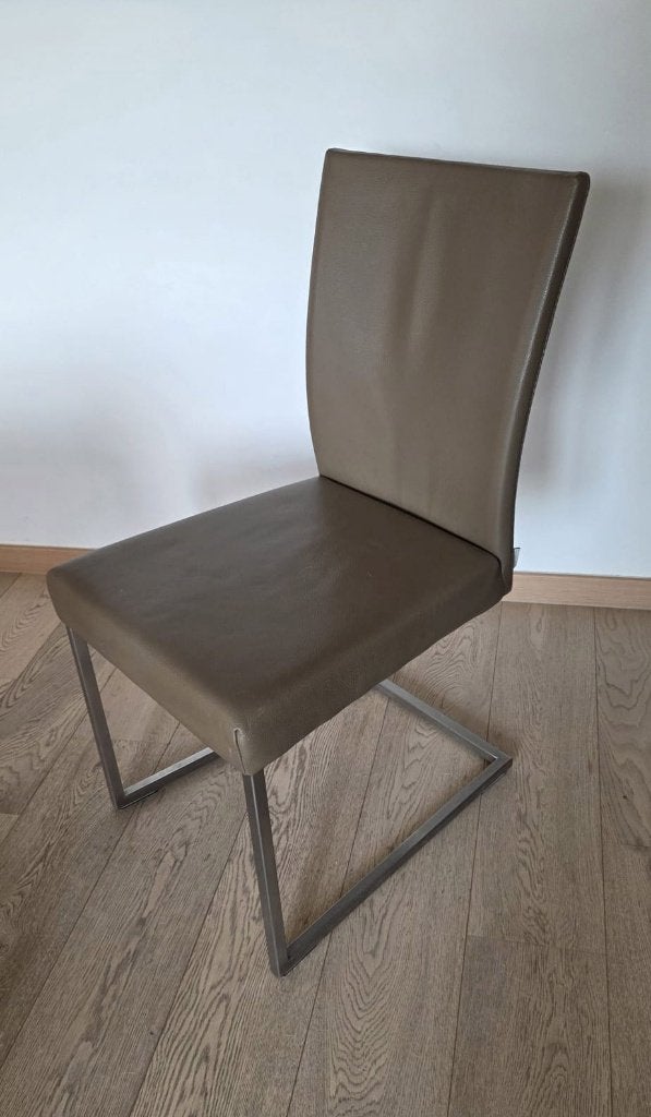 Chaises en cuir, Maison & Meubles, Enlèvement, Cuir, Moderne, Cinq, Six Chaises ou plus