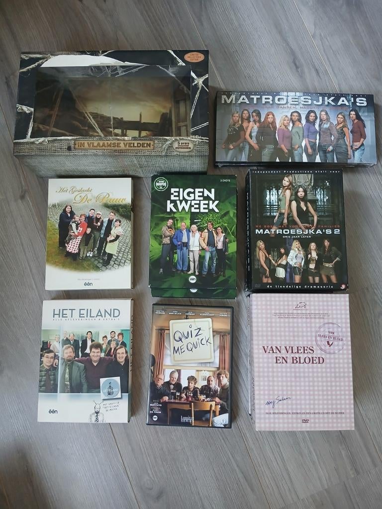 Dvdboxen Vlaamse series, CD & DVD, DVD | Néerlandophone, Enlèvement