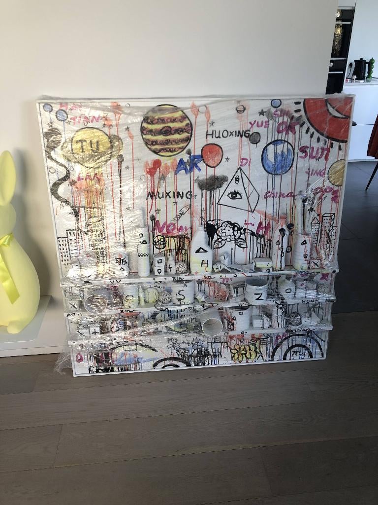 Mixed-Media kunstwerk, Enlèvement