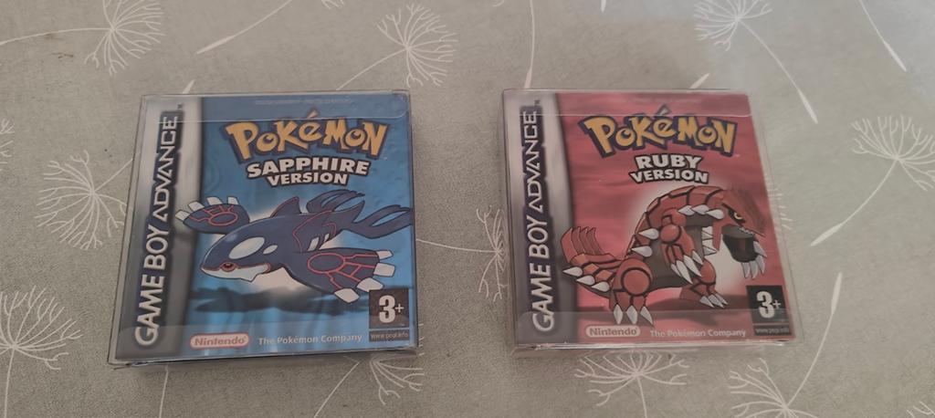 Pokémon ruby en saphire CIB, Consoles de jeu & Jeux vidéo, Jeux | Nintendo Game Boy, Enlèvement