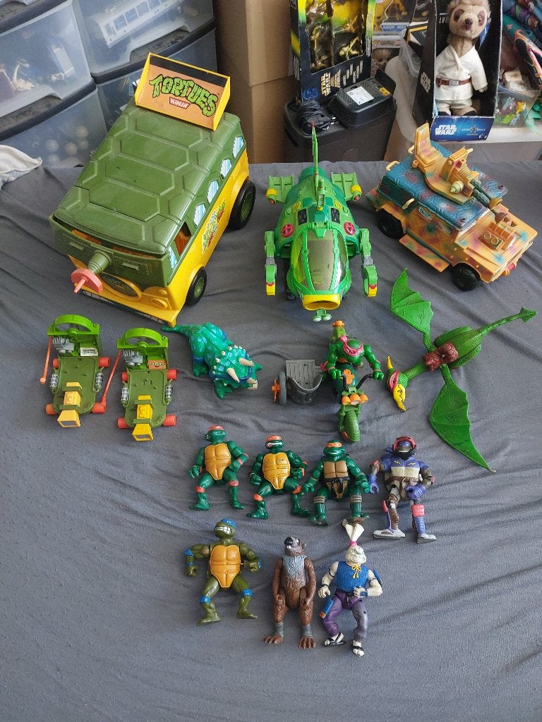 Figurines tortues Ninja lot, Enlèvement, Utilisé