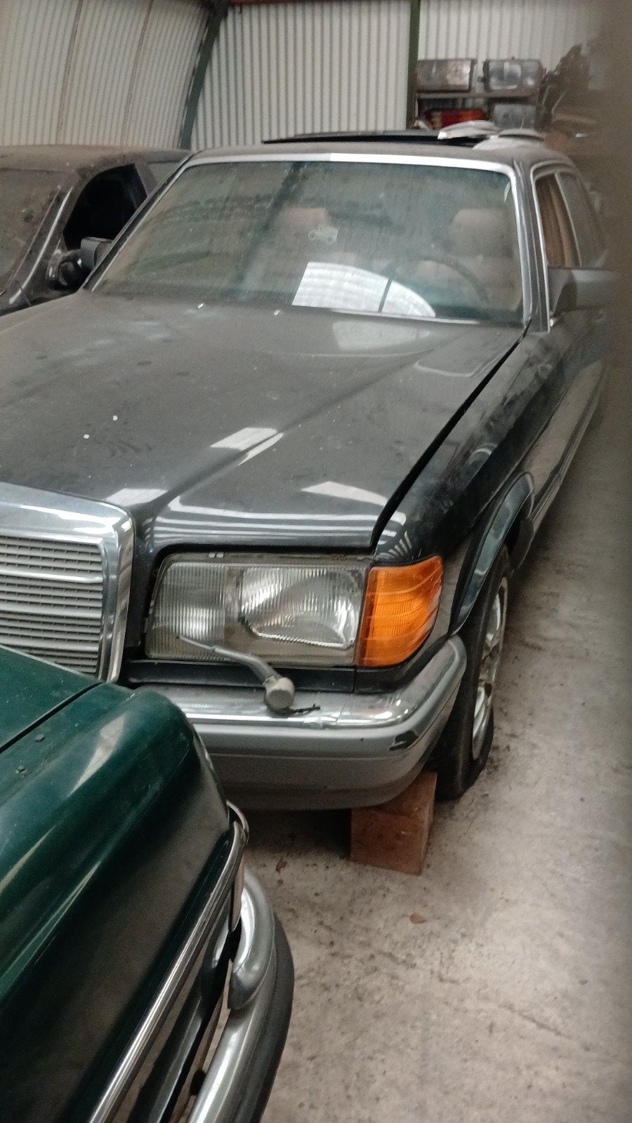 Intérieur en cuir de la Mercedes 300 SE bj 1988 marron clair, Enlèvement ou Envoi, Utilisé, Mercedes-Benz