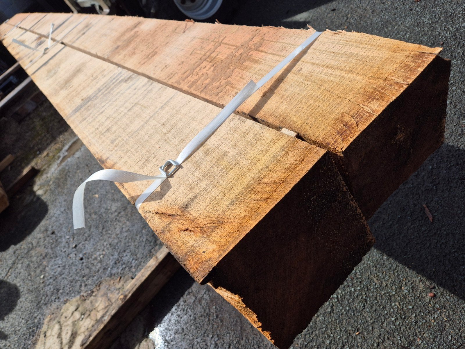eiken balken 20x20, Ophalen, Balken