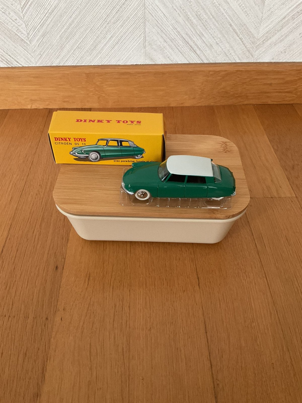 Dinky Toys Citroën DS19 24CP groen (Atlas Mattel), Enlèvement, Neuf, Voiture, Dinky Toys