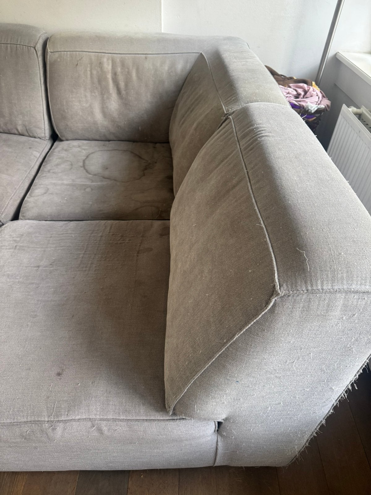 GRATIS grote hoekbank modulair 6st, Enlèvement, Comme neuf