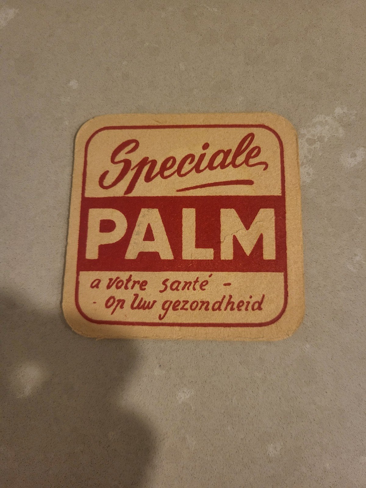 Oud viltje Speciale Palm, Collections, Enlèvement ou Envoi, Utilisé, Sous-bock, Palm