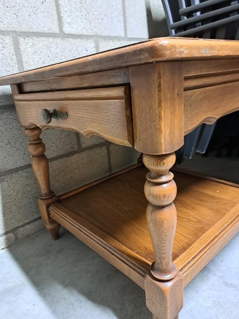 Bijzettafel/salontafel, Ophalen