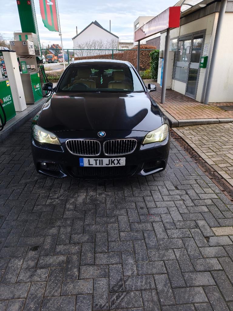 BMW 520D met M packet en slechts 160.000km, Auto's, Euro 5, Achterwielaandrijving, Beige, 4 cilinders