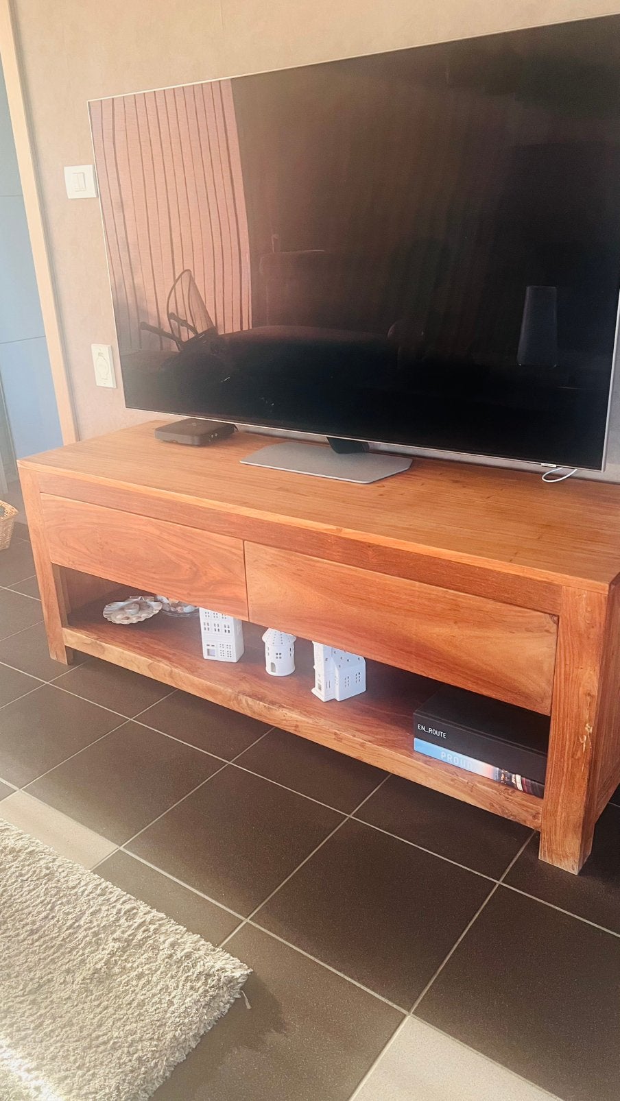 houten TV-meubel, Ophalen, Zo goed als nieuw