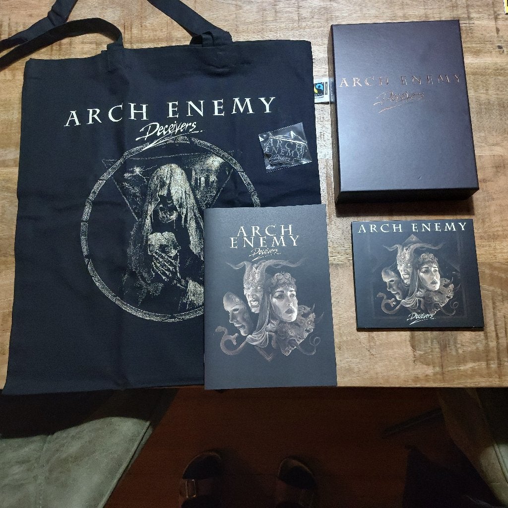 Arch Enemy – Deceivers---CD, Album Box Set, Deluxe Edition, Ophalen of Verzenden, Zo goed als nieuw, Metalcore, Boxset
