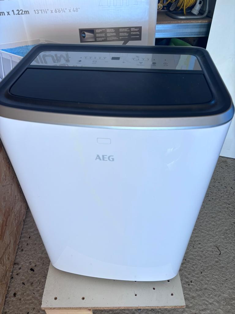Mobiele airco AEG, Elektronische apparatuur, Airco's, Ophalen, Zo goed als nieuw, Mobiele airco, Timer