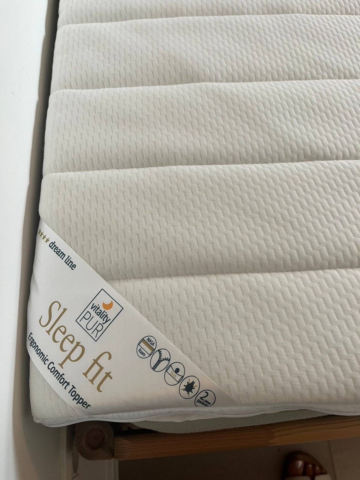 Top dekmatras Sleepfit, Huis en Inrichting, Slaapkamer | Matrassen en Bedbodems, Ophalen, Zo goed als nieuw
