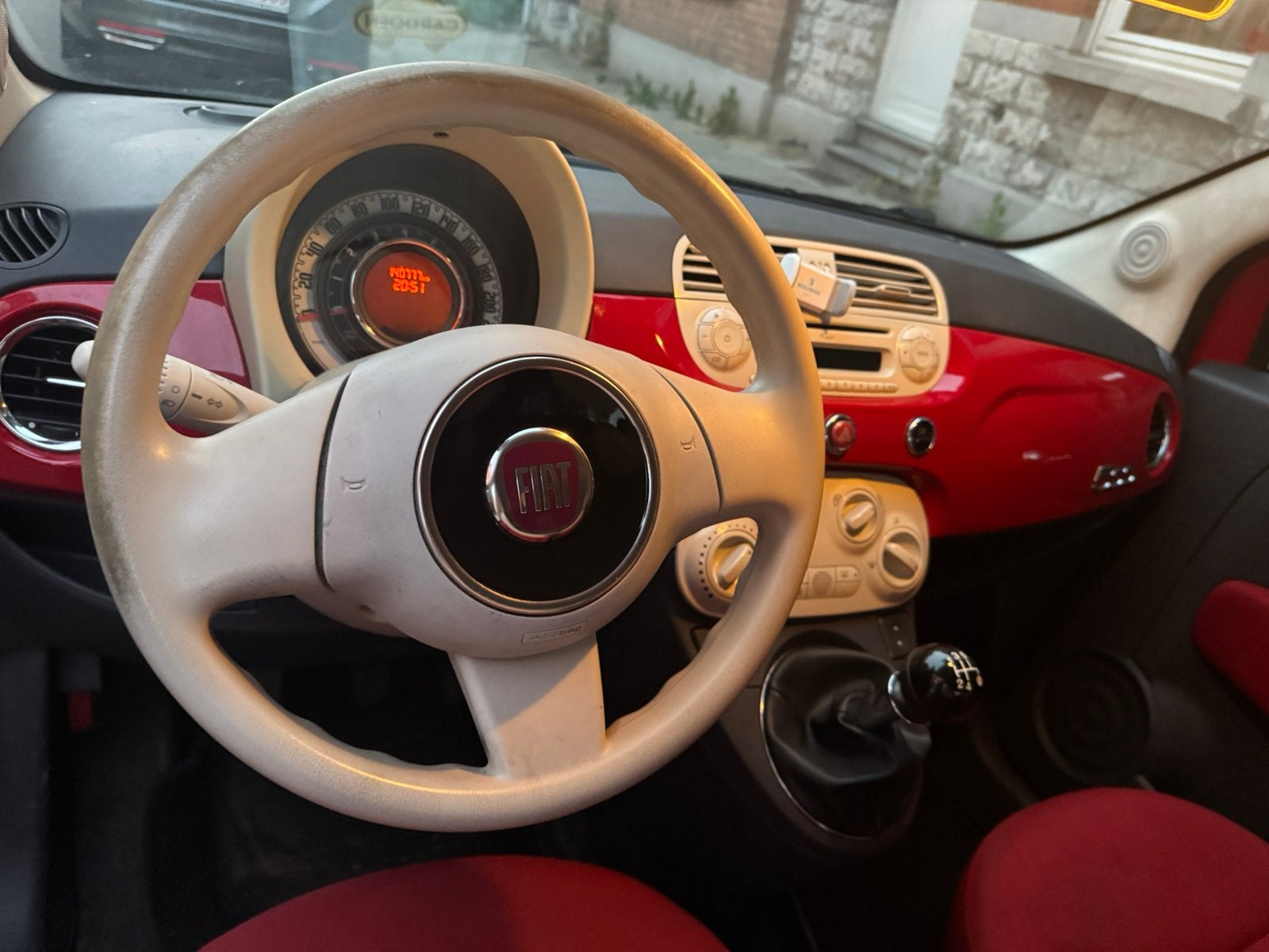 fiat 500 rouge 3 portes, Rouge, Euro 5, Achat, 4 portes
