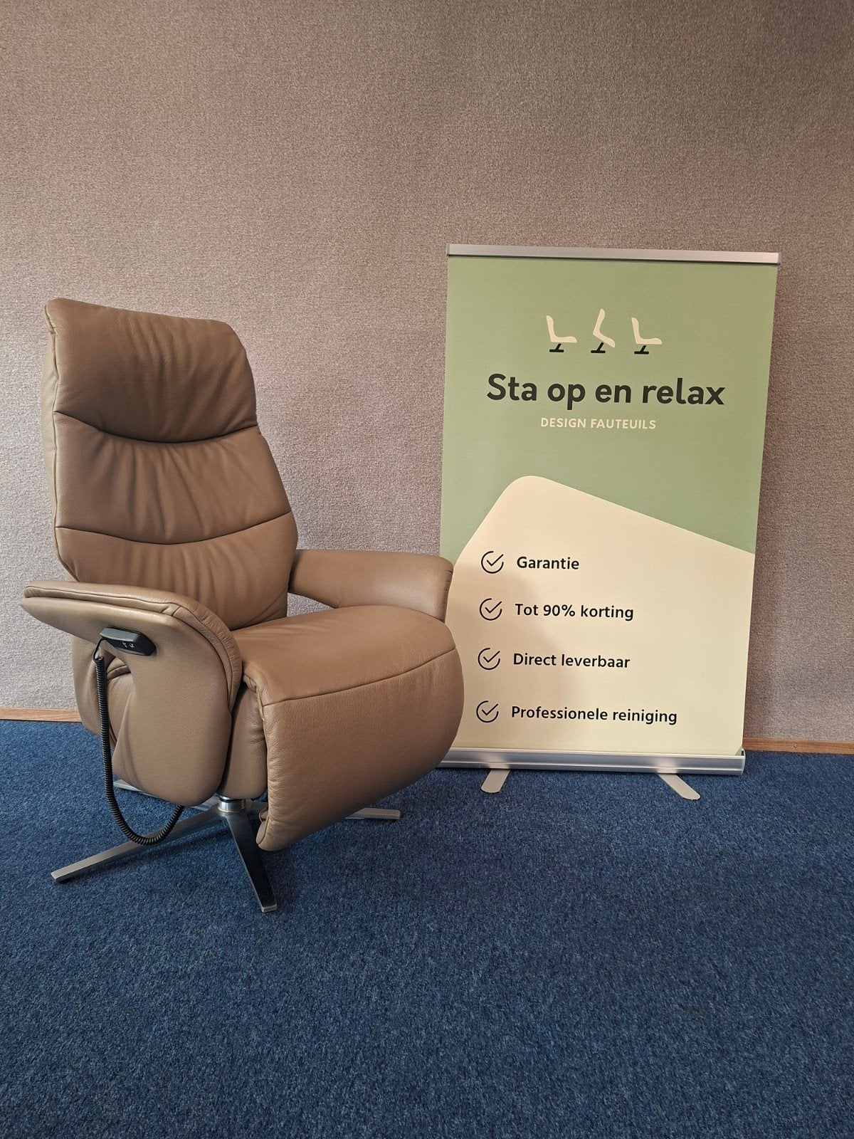 sta op relax fauteuil Meubelzorg jolie ZGAN evt op accu, Enlèvement ou Envoi