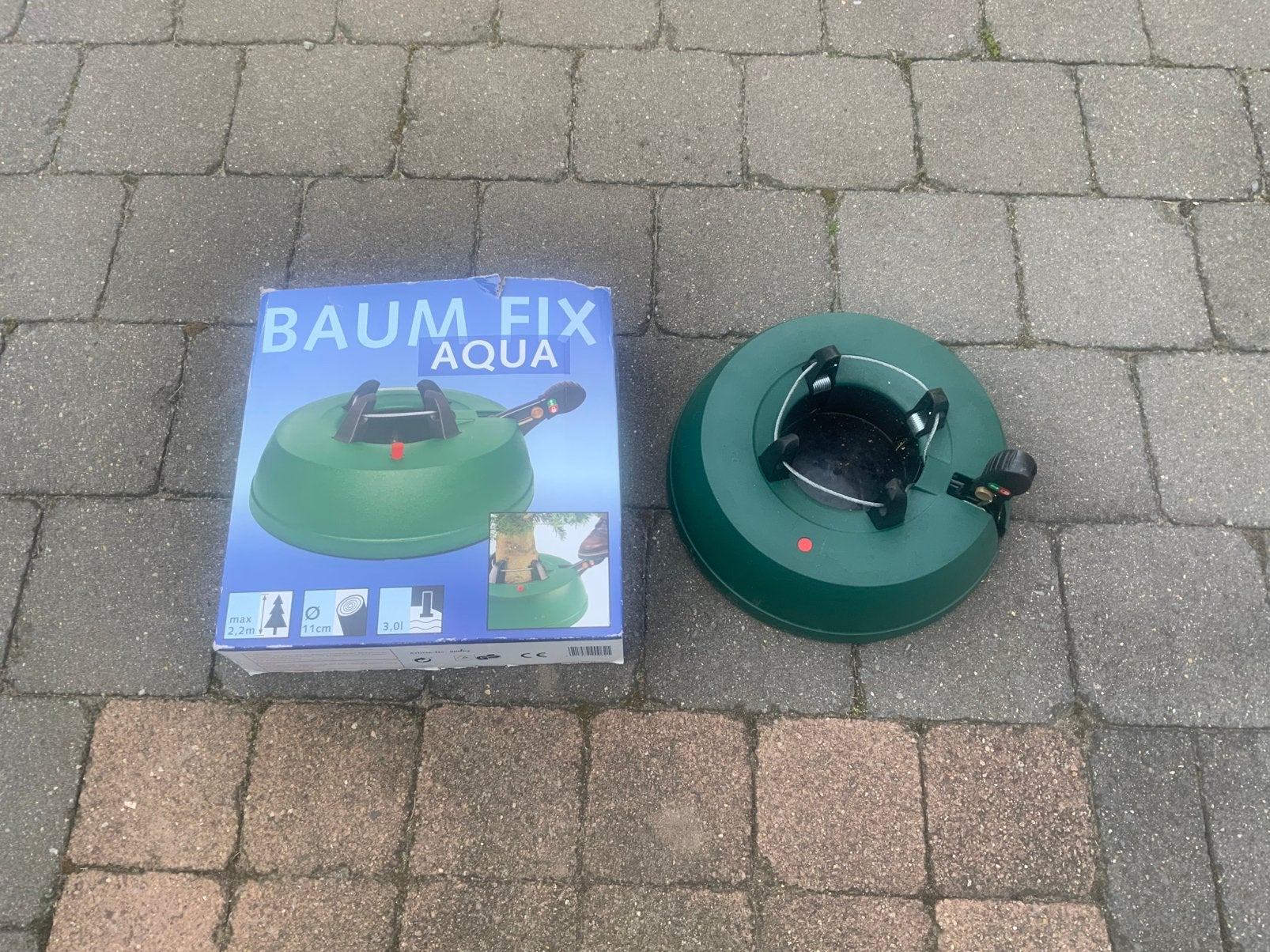 Kerstboomhouder baum fix  aqua, Diversen, Ophalen of Verzenden, Zo goed als nieuw