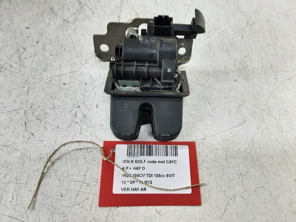 SERRURE COFFRE Volkswagen Golf VI (5K1) (5TA827505A), Volkswagen, Mevr. I. Hauben, Haillon arrière, Utilisé