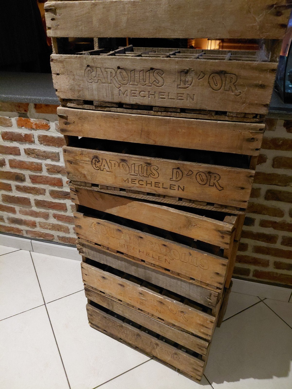Brouwerij het Anker 5 kratten Gouden Carolus, Ophalen