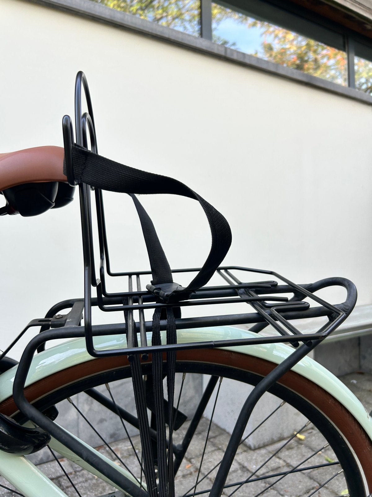 Fiets Bagagedrager voor school rugzak, Fietsen en Brommers, Ophalen, Gebruikt