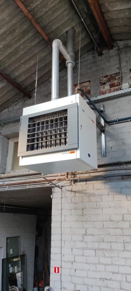 Gas verwarming atelier GRATIS, Enlèvement, Suspendu, Gaz, Utilisé