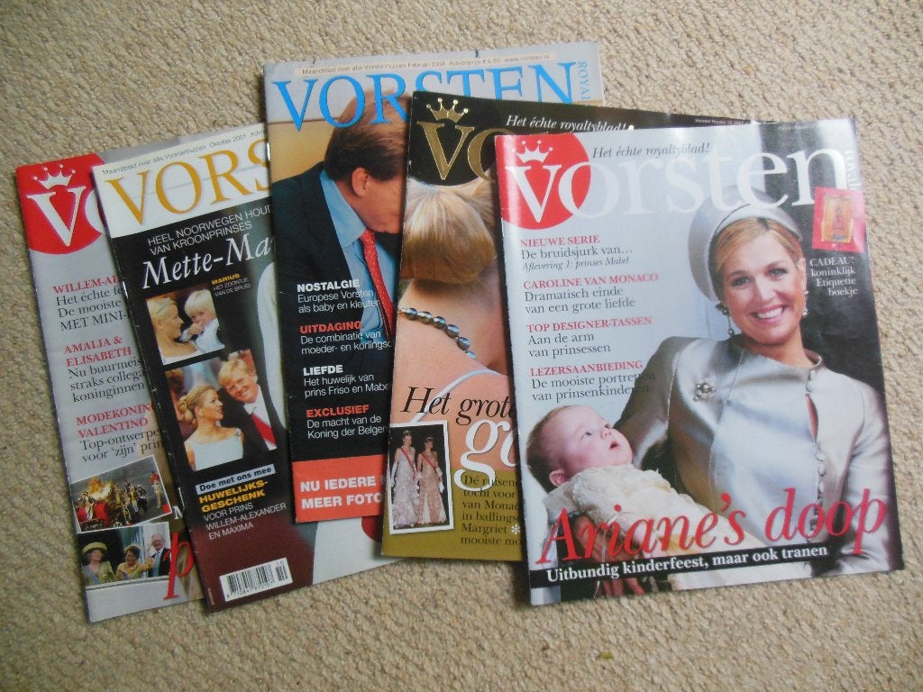 Gratis magazines Vorsten - Nederlandse koningshuis, Ophalen, Gebruikt, Tijdschrift of Boek