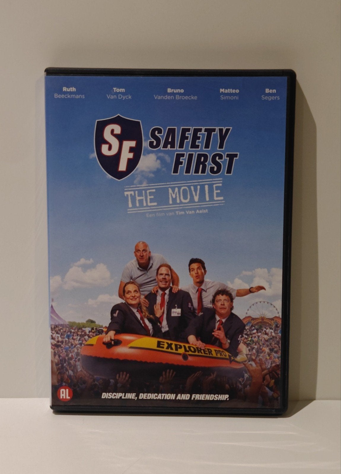 Safety First The Movie DVD Komedie Matteo Simoni Smos Porrez, Cd's en Dvd's, Ophalen of Verzenden, Zo goed als nieuw