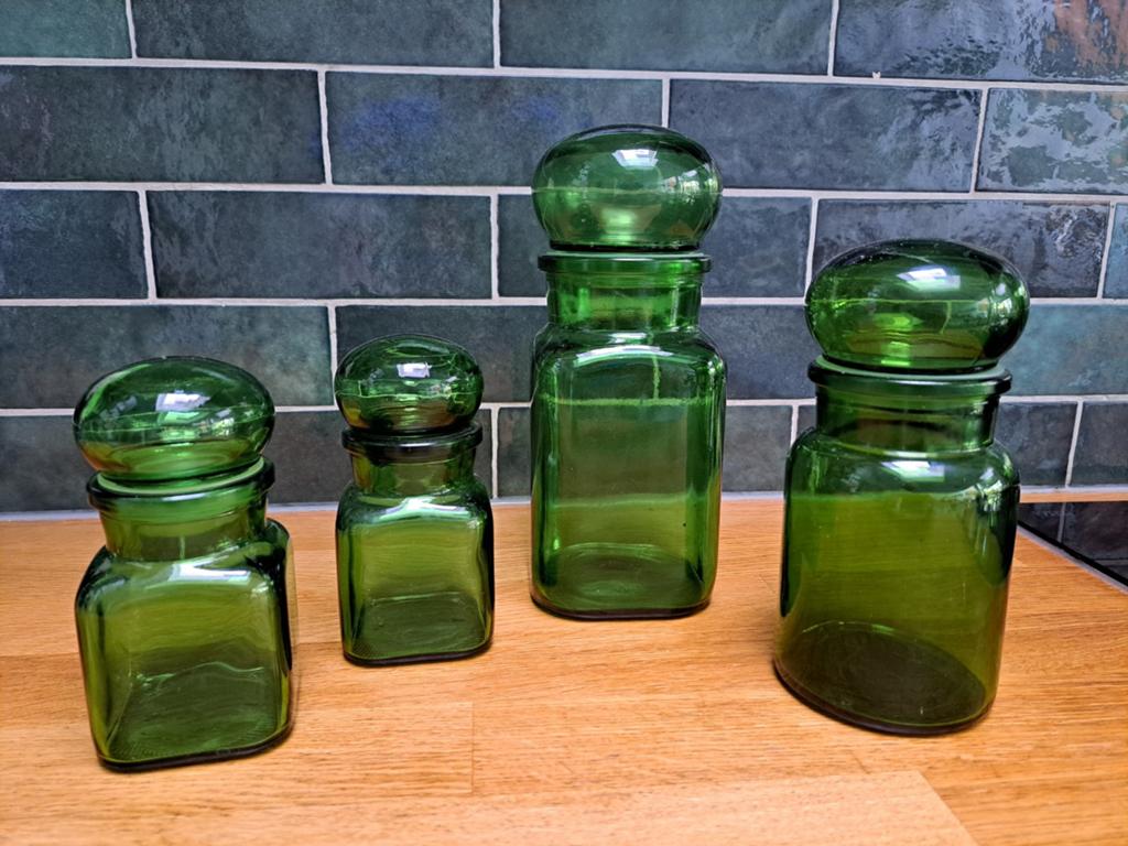 Set apotheek potten groen, Antiek en Kunst, Ophalen