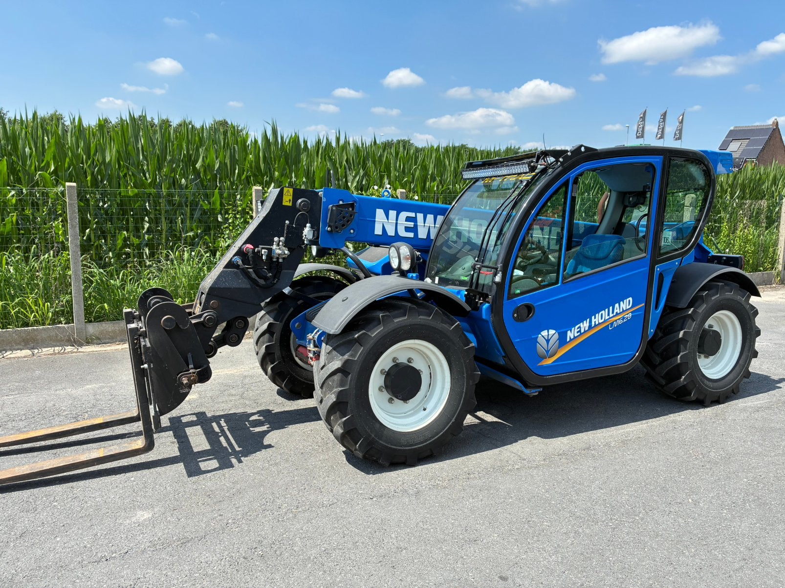 Chariot télescopique New Holland LM 6.28, Enlèvement