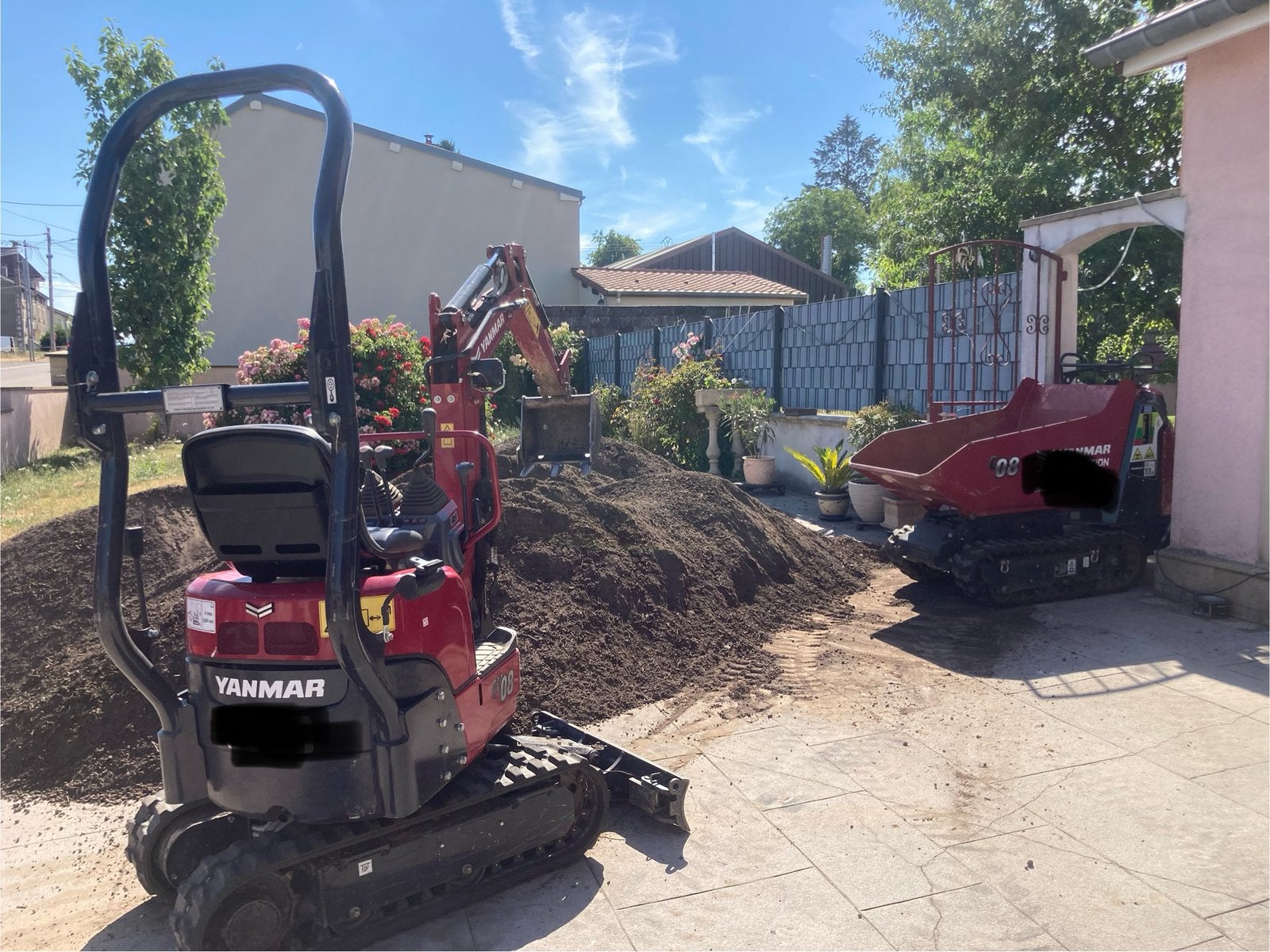 Terrassement transport terre mise à niveau terrain gazon, Jardin & Terrasse, Enlèvement, Neuf