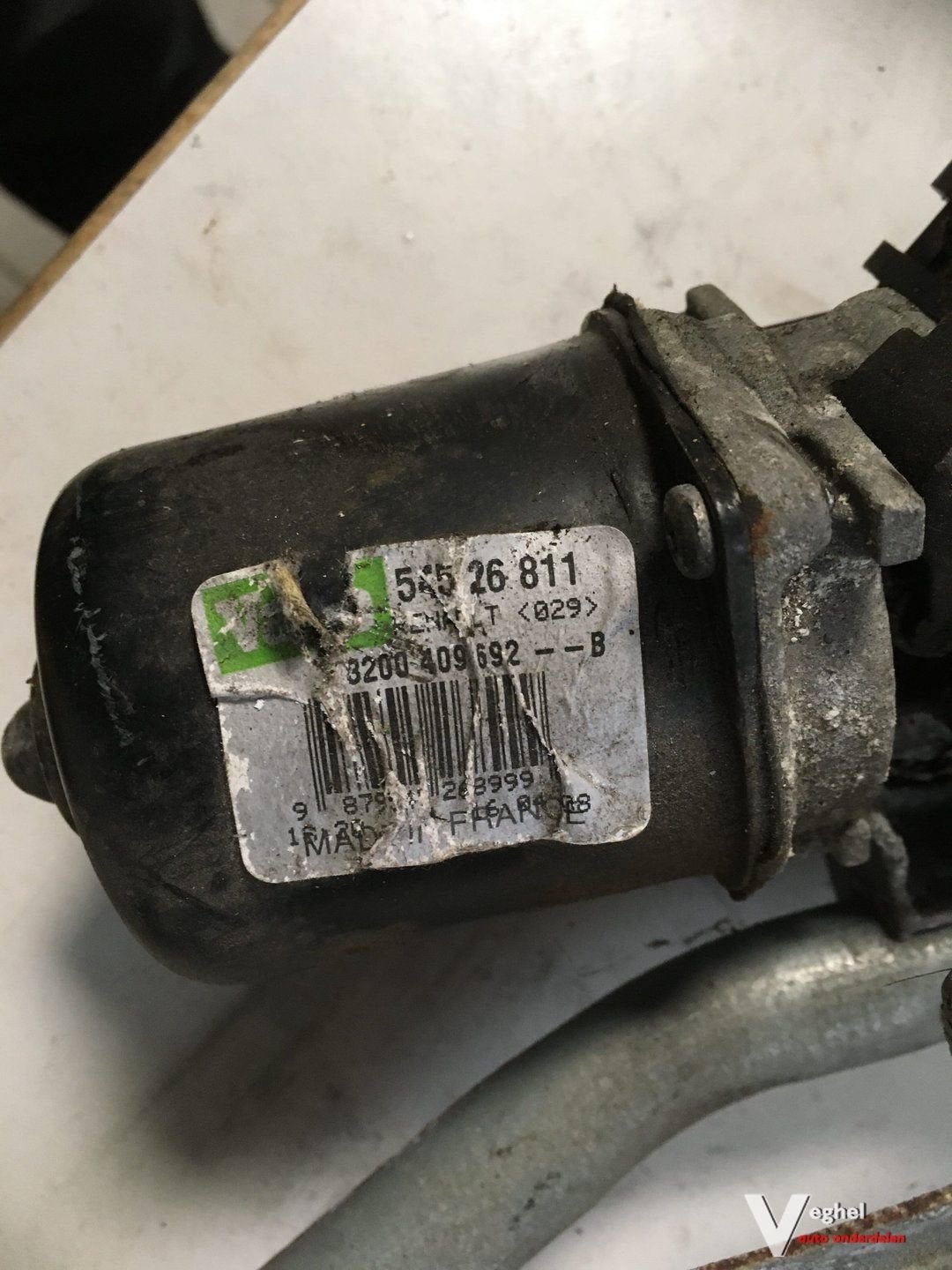 renault kangoo '08 ruitenwissermech.+ motor, Auto-onderdelen, Gebruikt, -, -, Ophalen of Verzenden