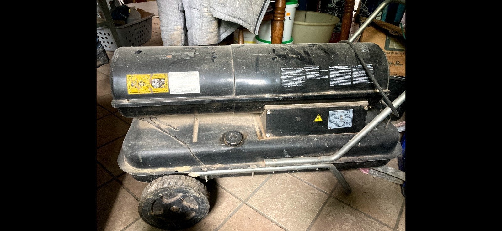 bouwdroger / proffesioneel diesel heteluchtkanon, Ophalen, 30 tot 80 cm, Gebruikt, Hoog rendement (Hr)