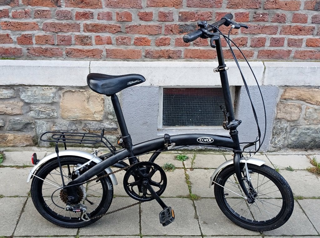 vélo pliant SYMEX  TORX 16p.6 vit ok a discuter  cash liege, Vélos & Vélomoteurs, Autres marques, Vitesses, 16 à 18 pouces, Enlèvement