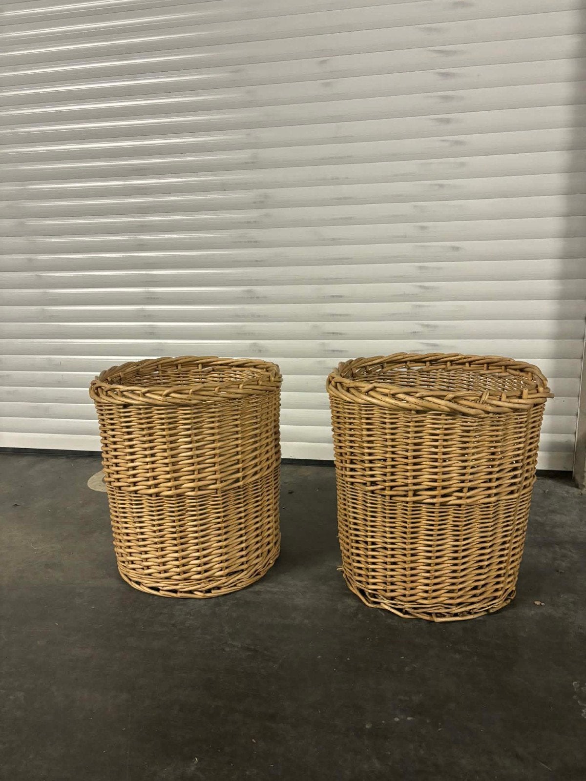 2 magnifiques paniers en rotin, Enlèvement