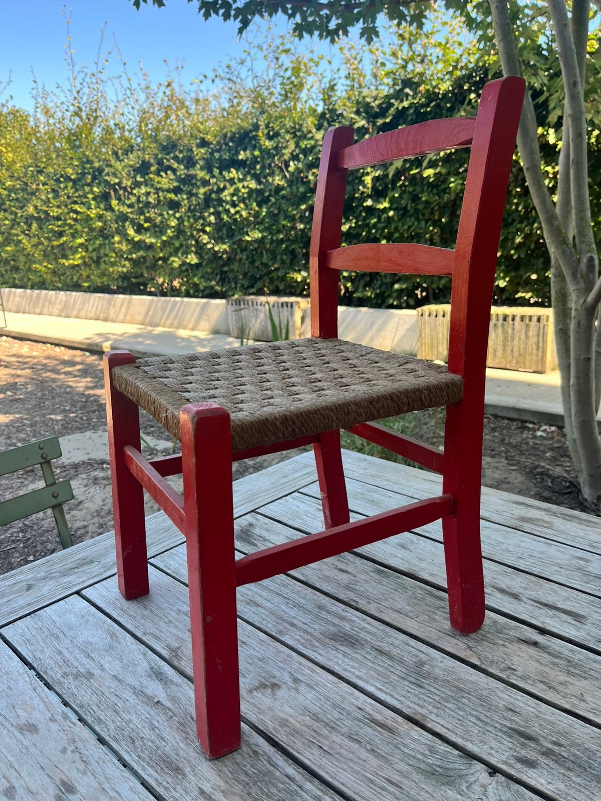 Vintage kinderstoeltje, Kinderen en Baby's, Kinderstoelen, Ophalen, Zo goed als nieuw