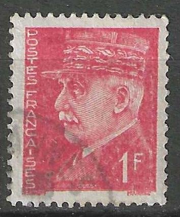 France 1941/1942 - Yvert 514 - Maréchal Pétain (ST), Envoi, Affranchi