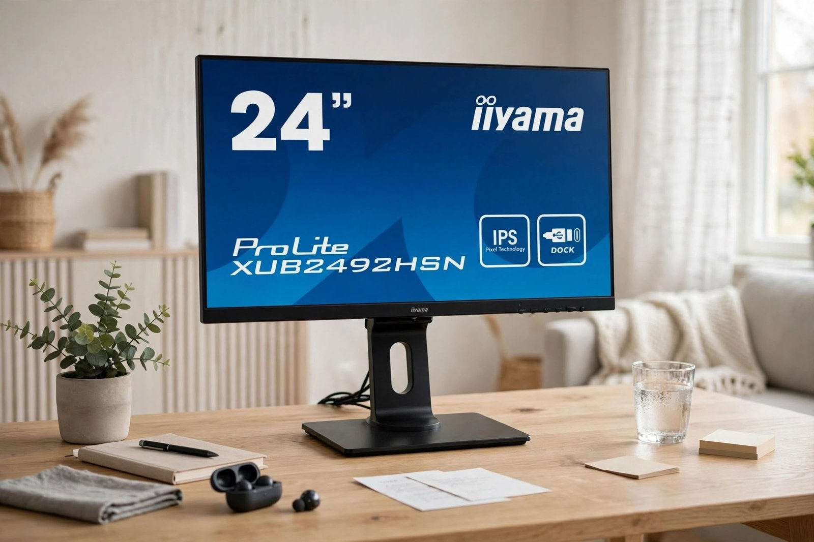 Beeldscherm iiyama ProLite, Computers en Software, IPS, 23,8 inch of 60,5 cm, Nieuw, Ophalen of Verzenden