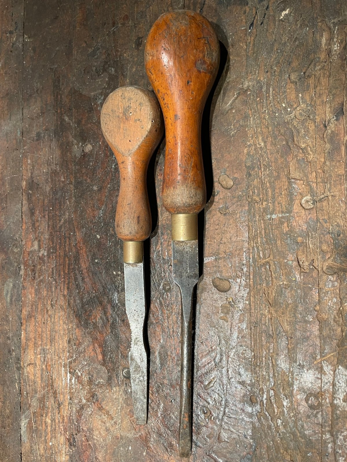 Mooie oude Engelse schroevendraaiers., Ophalen of Verzenden