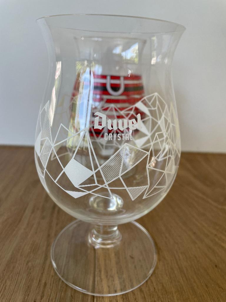 Zeldzaam duvelglas, Verzamelen, Ophalen of Verzenden, Gebruikt, Bierglas