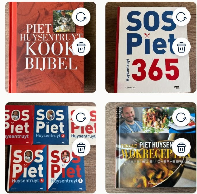 Piet Huysentruyt KOOKBIJBEL + SOS PIET serie + andere Piet H, Boeken, Ophalen of Verzenden, Zo goed als nieuw, Piet Huysentruyt