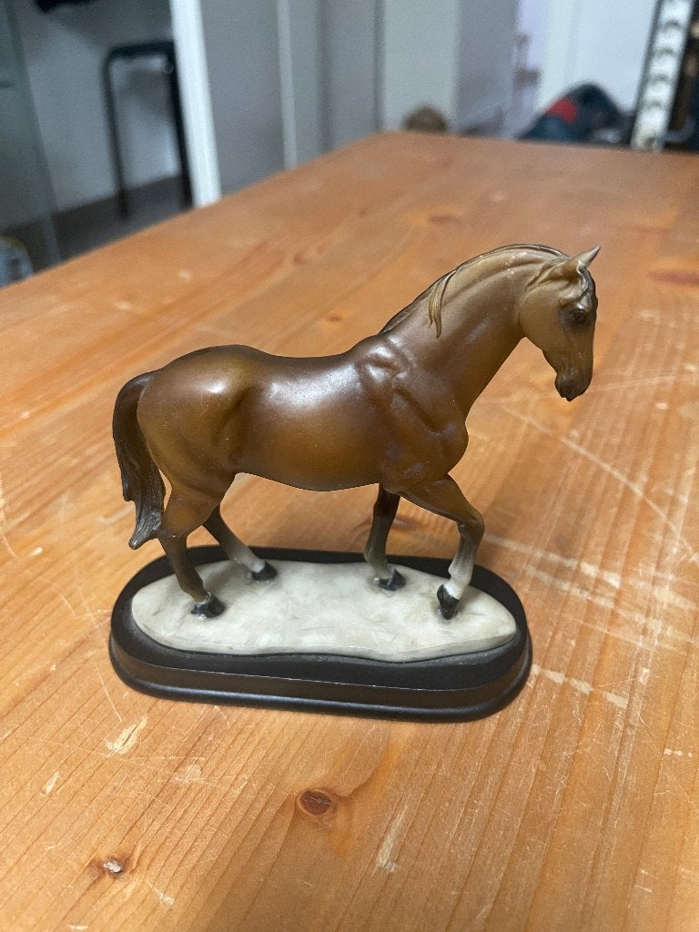 Figurine cheval décoratif type collection équestre, Enlèvement, Comme neuf, Animal